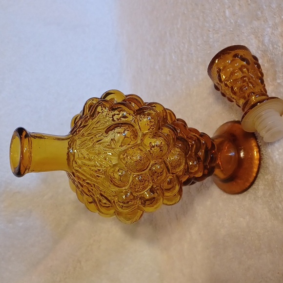 Vintage wine decanter amber carafe vintage bar ware Decanter - Picture 3 of 5